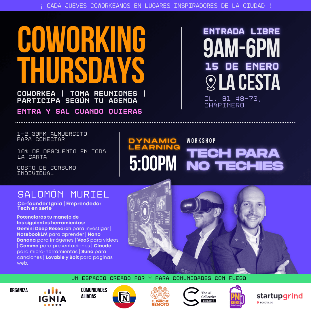 Coworking Thursdays - 15 de Enero