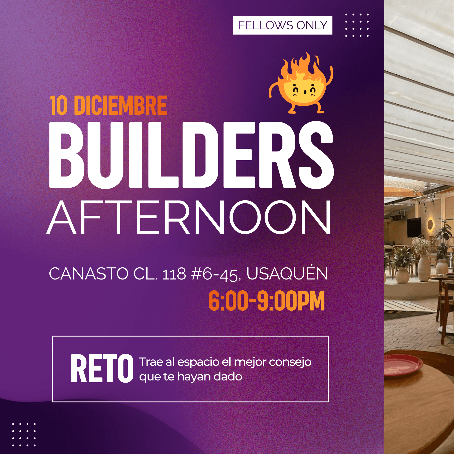 ¡Builders Afternoon! (Fellows only)