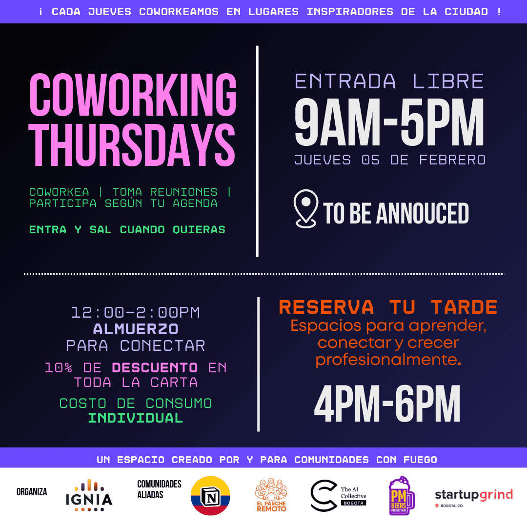Coworking Thursdays - 05 de Febrero