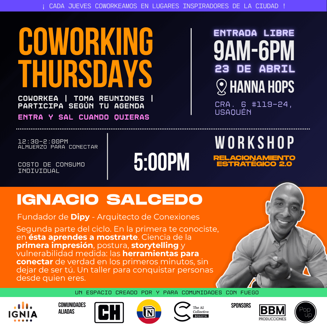 Coworking Thursdays - 23 de Abril