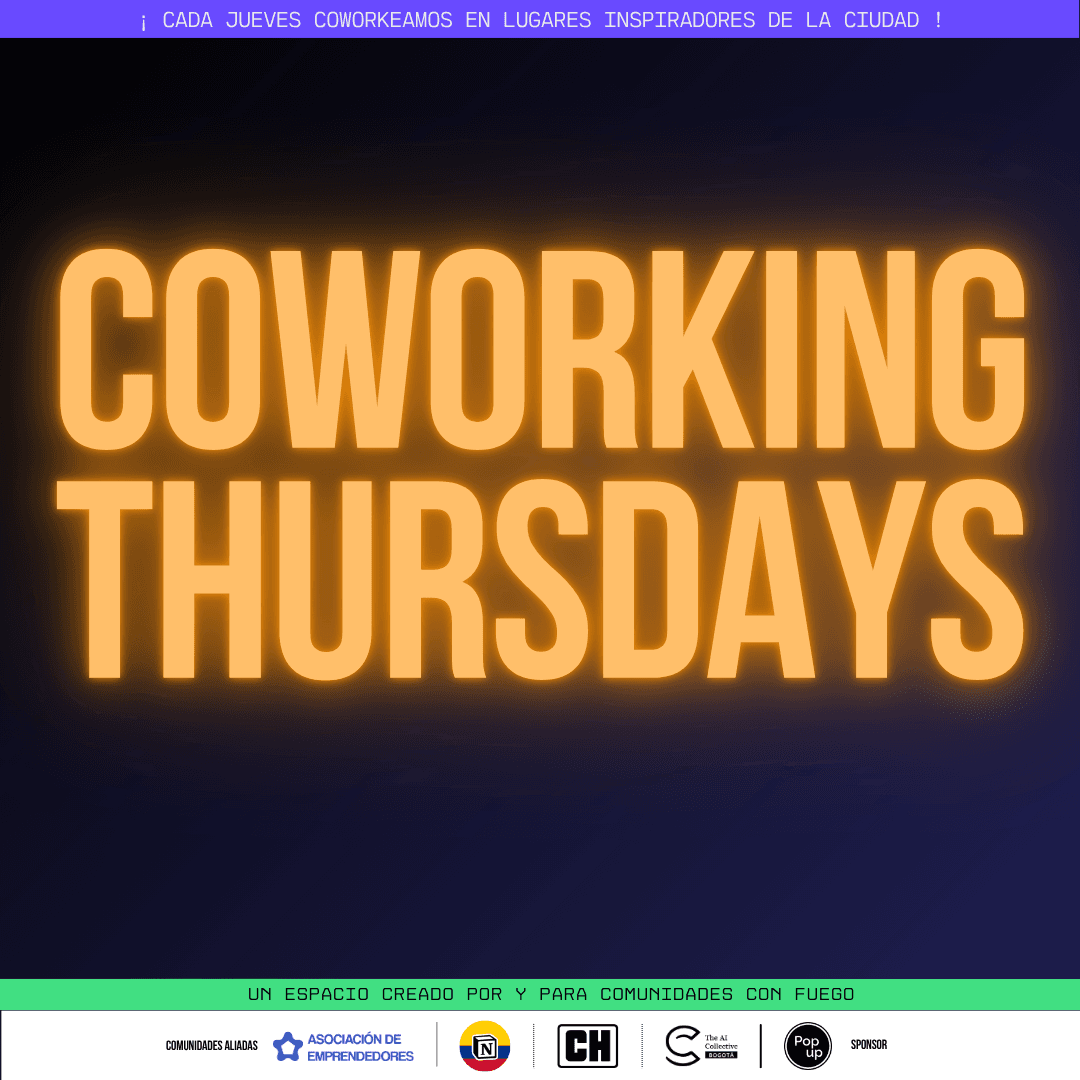 Coworking Thursdays - 27 de Agosto: Charla!