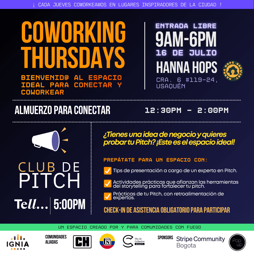 Coworking Thursdays - 16 de Julio