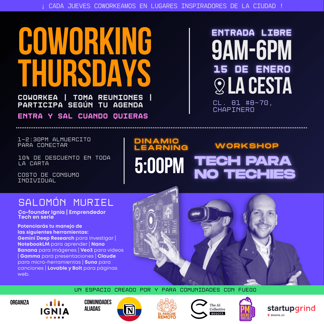 Coworking Thursdays - 15 de Enero