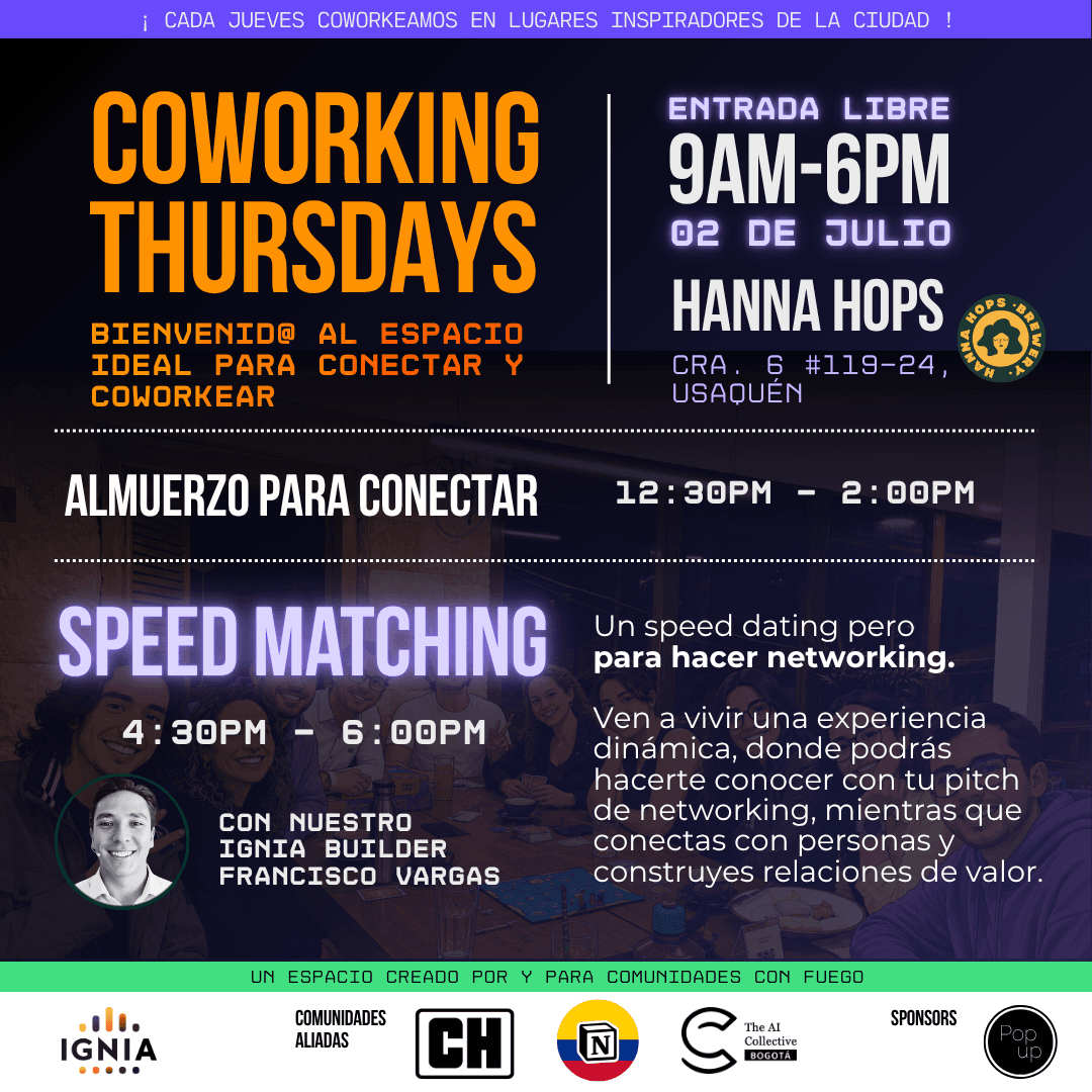 Coworking Thursdays - 02 de Julio
