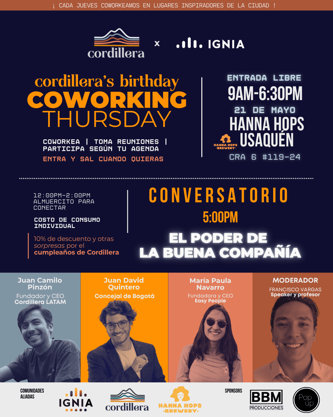 Coworking Thursdays - 21 de Mayo