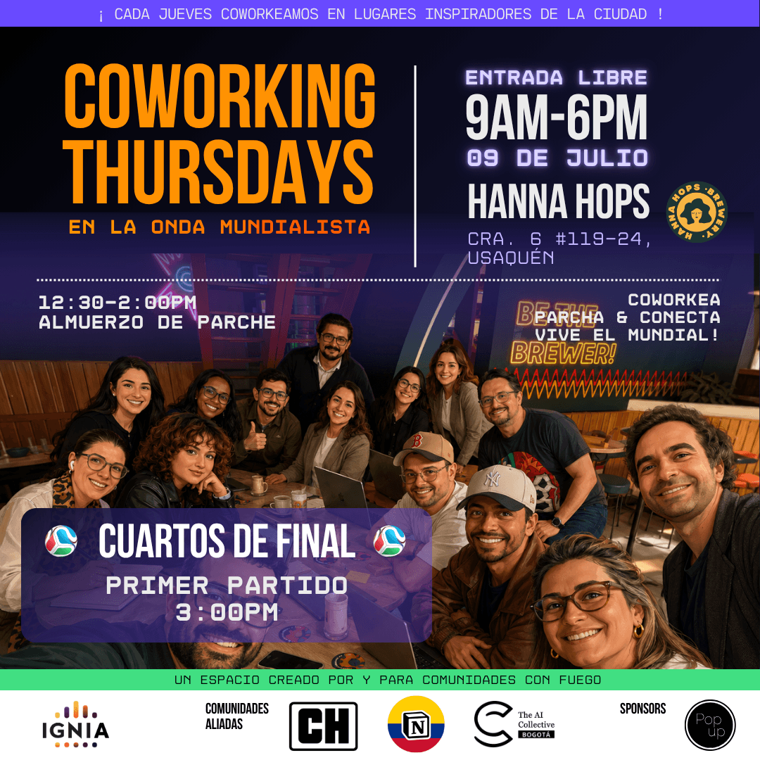 Coworking Thursdays - 09 de Julio